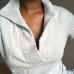 ralph lauren 100% cashmere vneck sweater